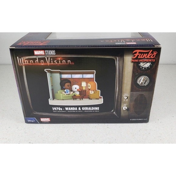 FUNKO MINI MOMENTS MARVEL WANDAVISION 1970s WANDA & GERALDINE EXCLUSIVE NIB - Picture 7 of 11